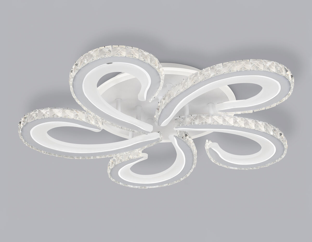 FA1703/5 WH/CH белый/хром 149W 3000K-6400K 540*540*90 (ПДУ РАДИО 2.4G) — изображение 7