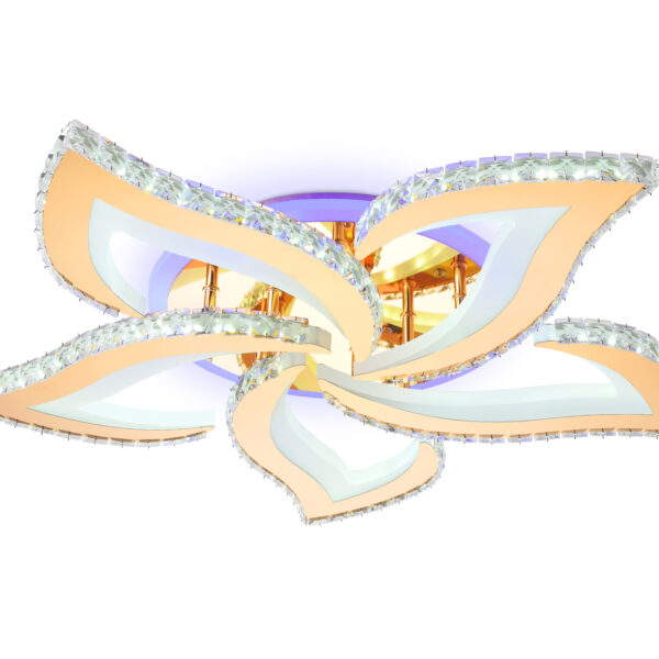 FA1724/5 GD золото 3000K/4200K/6400K 113W 630*600*100 (ПДУ РАДИО 2.4G)