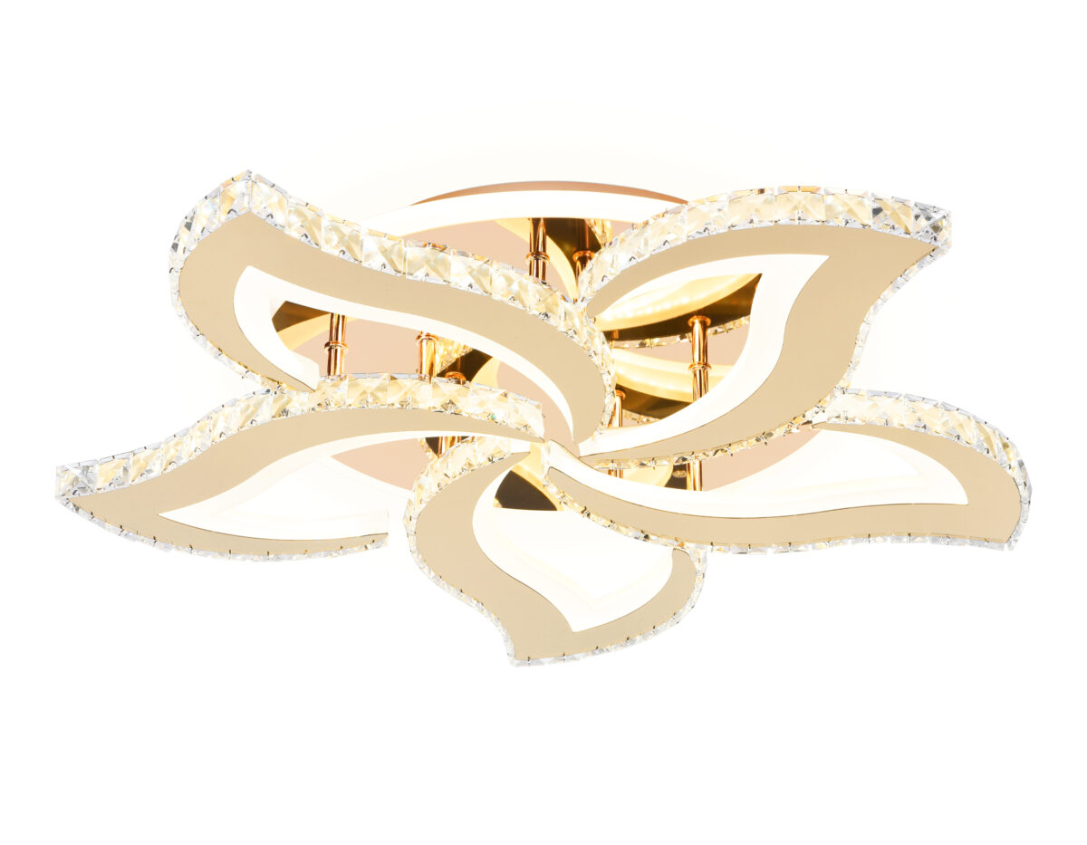 FA1724/5 GD золото 3000K/4200K/6400K 113W 630*600*100 (ПДУ РАДИО 2.4G) — изображение 2