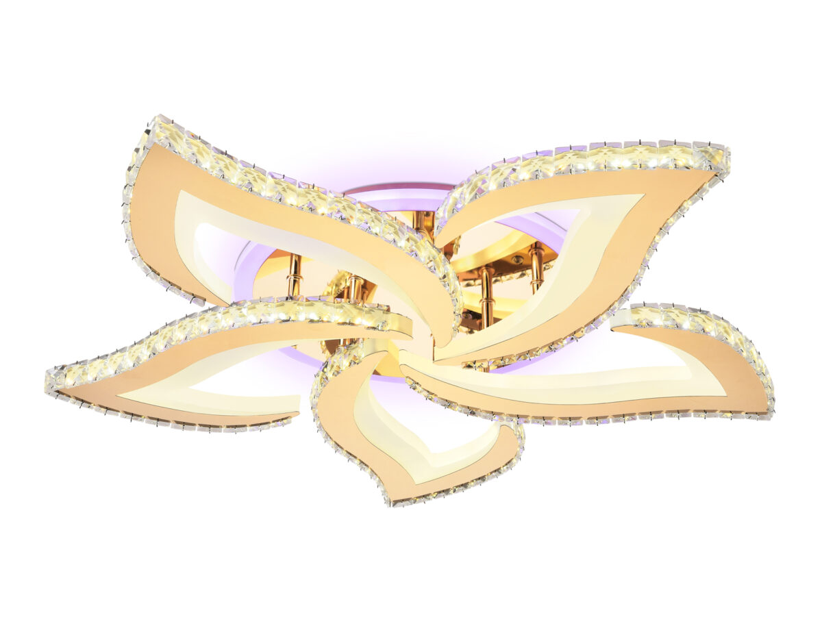 FA1724/5 GD золото 3000K/4200K/6400K 113W 630*600*100 (ПДУ РАДИО 2.4G) — изображение 6