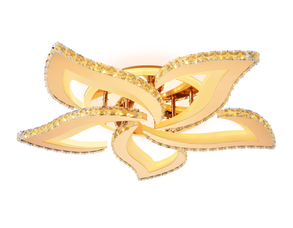 FA1724/5 GD золото 3000K/4200K/6400K 113W 630*600*100 (ПДУ РАДИО 2.4G) — изображение 8