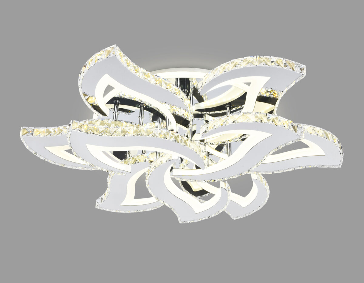 FA1725/6+3 CH хром 180W 3000K/4200K/6400K 680*610*120 (ПДУ РАДИО 2.4G) — изображение 2