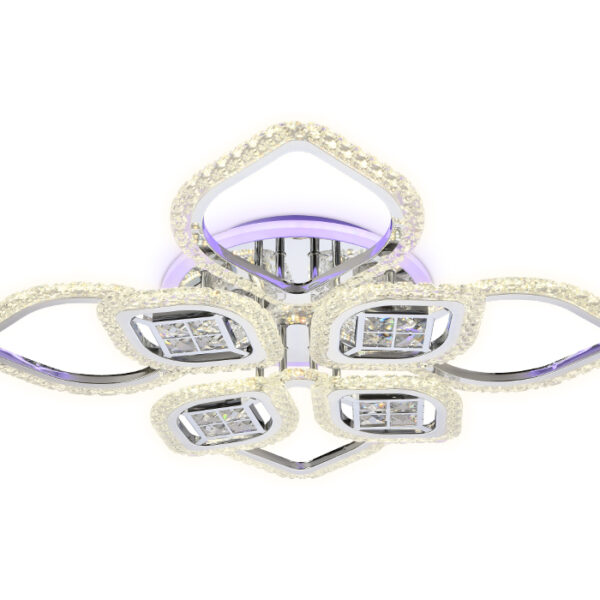 FA283/4+4 CH хром 147W 750*750*120 (ПДУ РАДИО 2.4G)