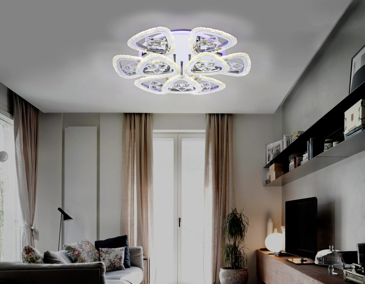 FA2922 CH хром 138W 600*600*130 (ПДУ РАДИО 2.4) — изображение 2