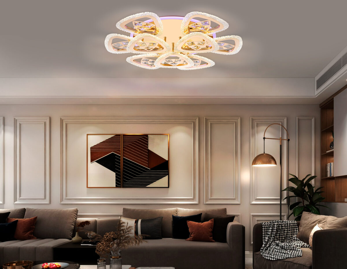 FA2923 GD золото 138W 600*600*130 (ПДУ РАДИО 2.4) — изображение 2