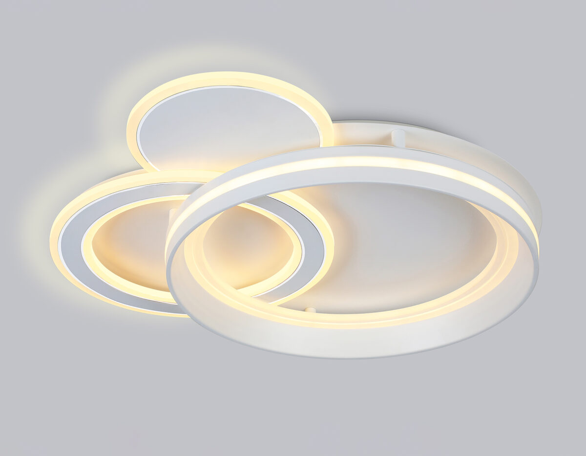 FA8511/3 WH белый 143W 3000K-6400K 500*500*80 (ПДУ РАДИО 2.4G) — изображение 5