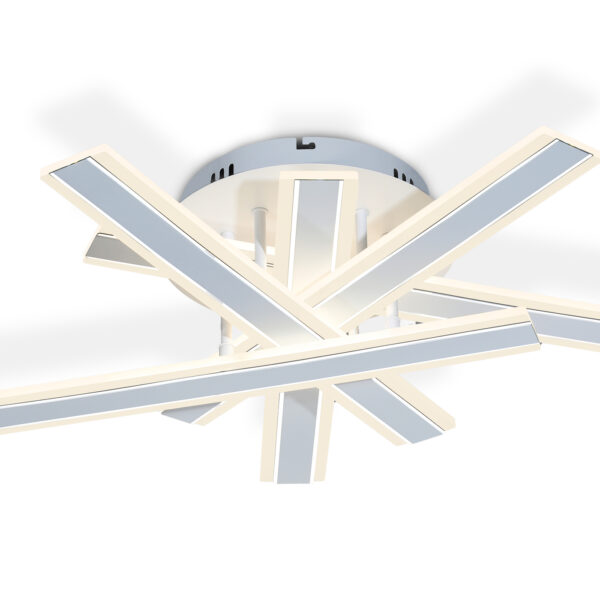 FA8903 WH/CH белый/хром 132W 3000-6400K 620*590*150 (ПДУ РАДИО 2.4G)