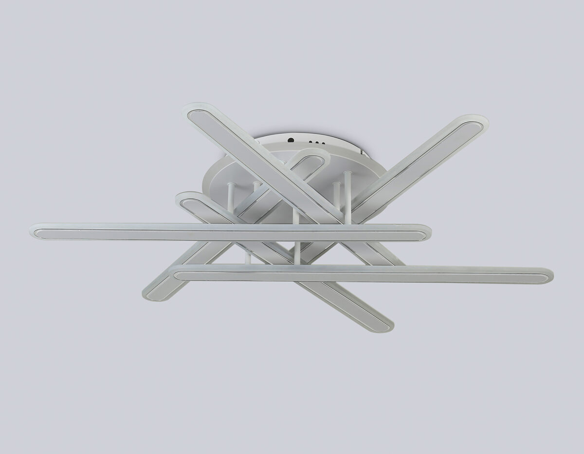 FA8907 WH/CH белый/хром 135W 3000K-6400K+RGB 800*770*160 (ПДУ РАДИО 2.4G) — изображение 5