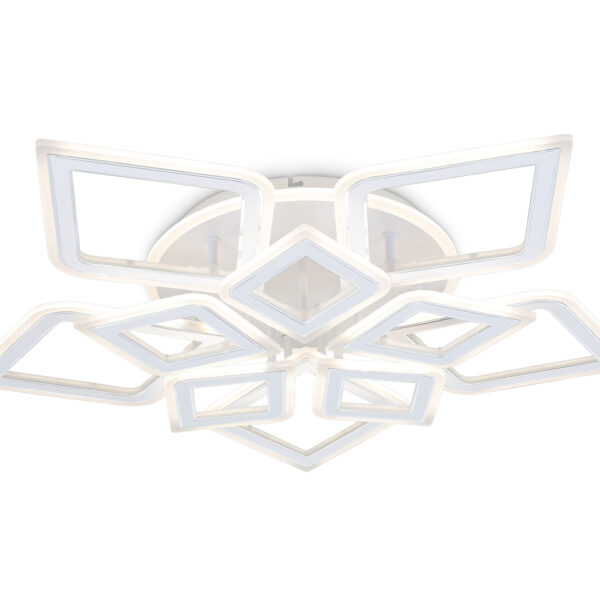 FA8914/5+5 WH/CH белый/хром 193W 3000K-6400K 770*740*120 (ПДУ РАДИО 2.4G)