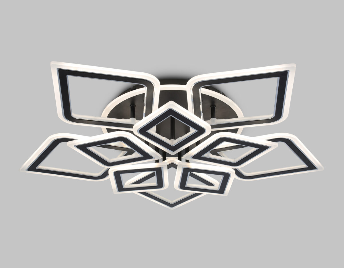 FA8915/5+5 BK/CH черный/хром 193W 3000K-6400K 770*740*120 (ПДУ РАДИО 2.4G) — изображение 4