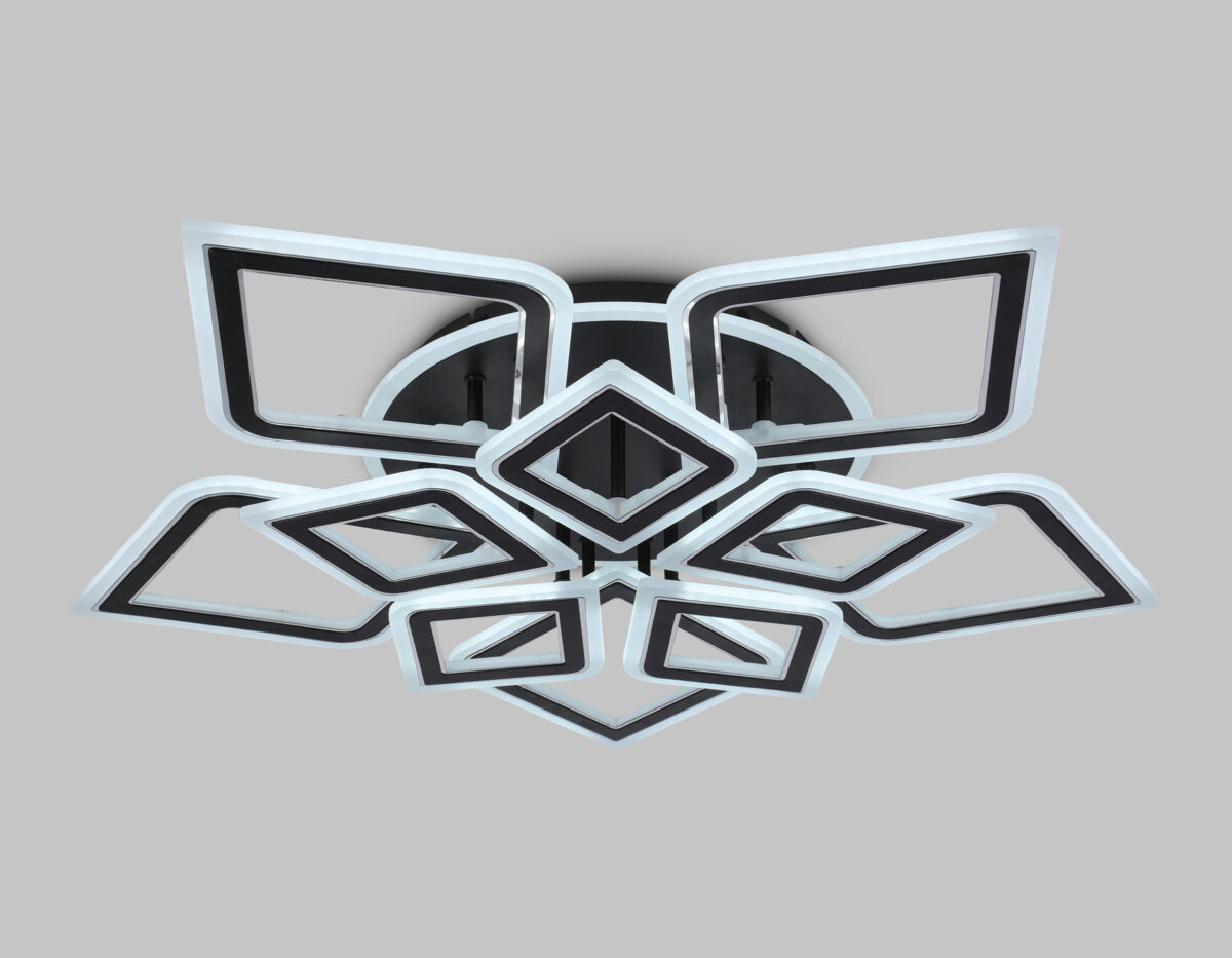 FA8915/5+5 BK/CH черный/хром 193W 3000K-6400K 770*740*120 (ПДУ РАДИО 2.4G) — изображение 6