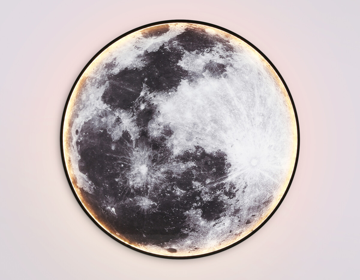 в наличии FW11114 BK черный 38W LED 3000-6400K D600*38 - купить в интернет-магазине Светильники Торг