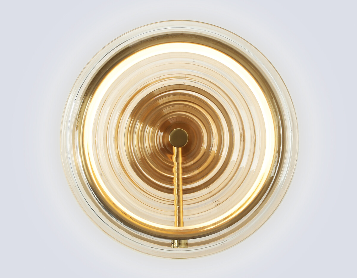 LH31112 BS/CL латунь/прозрачный 9W 3000K D250*90 — изображение 3