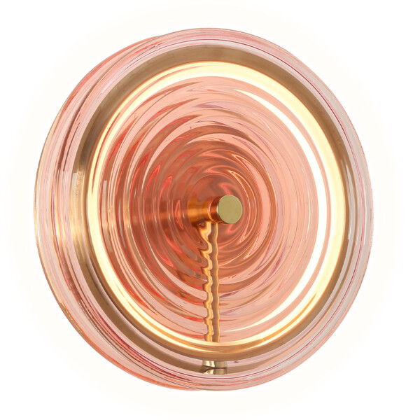 LH31115 BS/PI латунь/розовый 9W 3000K D250*90