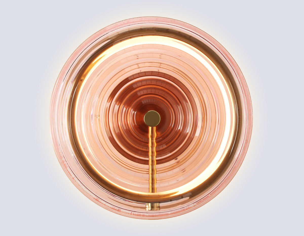 LH31115 BS/PI латунь/розовый 9W 3000K D250*90 — изображение 3