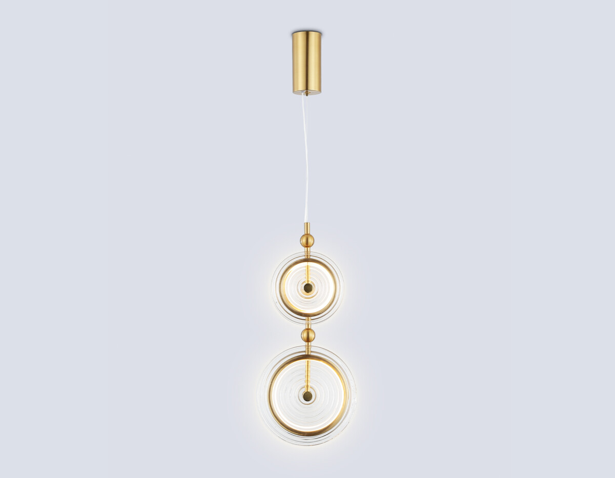 LH31127/2 BS/CL латунь/прозрачный 15W 3000K 200*60*2000 — изображение 3