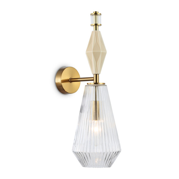 LH53185 BS/CL латунь/прозрачный E14 max 40W 200*140*430