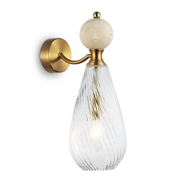 LH53288 BS/CL латунь/прозрачный E14 max 40W 200*125*345