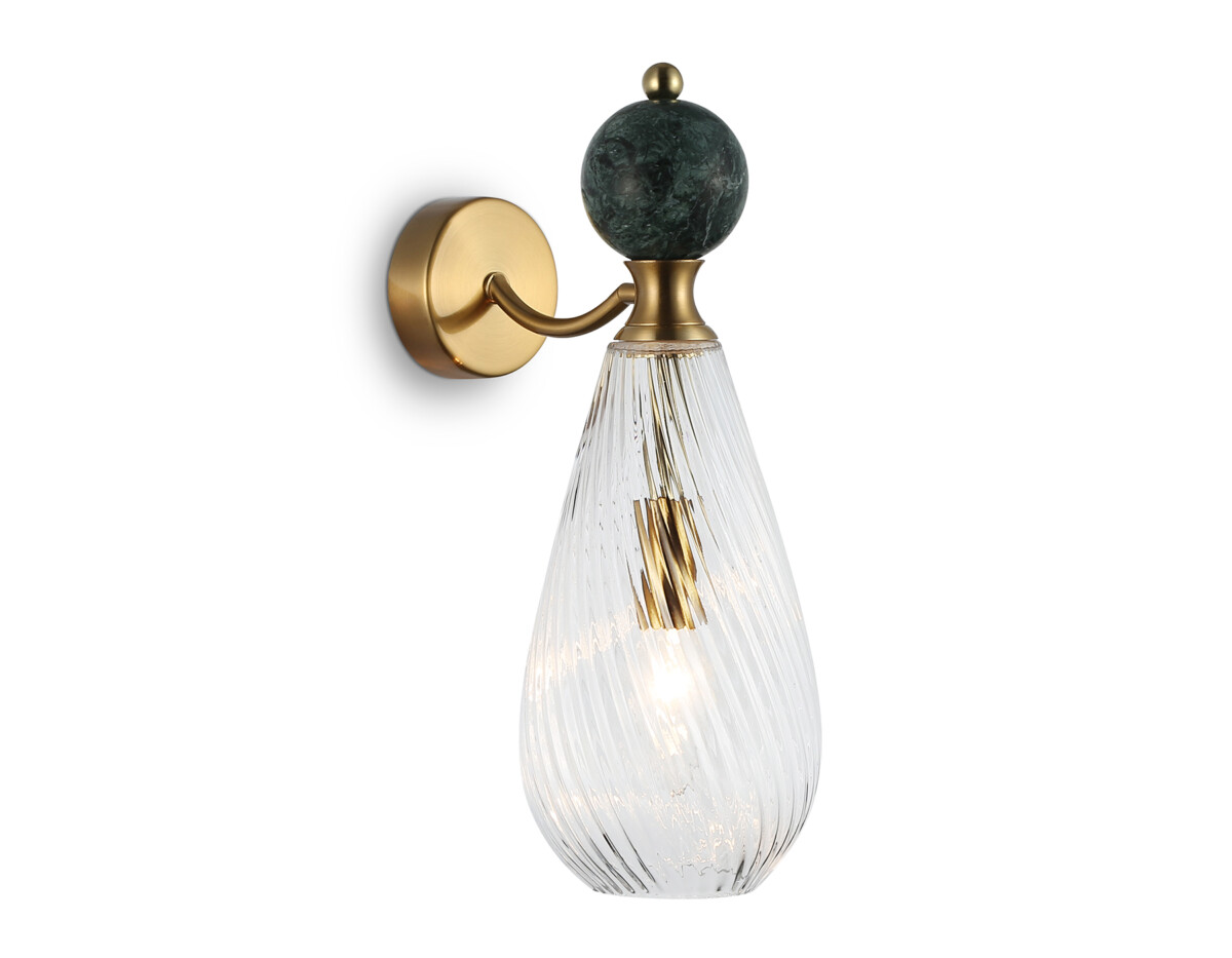 LH53294 LH53294 BS/CL латунь/прозрачный E14 max 40W 200*125*345 — изображение 1