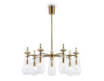 LH53306/7 BS/CL латунь/прозрачный E14*7 max 40W D770*925