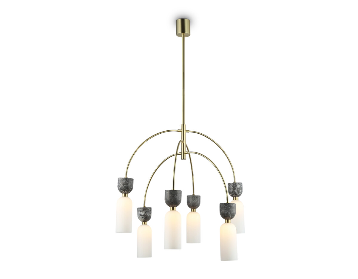 LH53333 LH53333/6 GD/WH золото/белый G9*6 max 25W D680*1290 — изображение 1