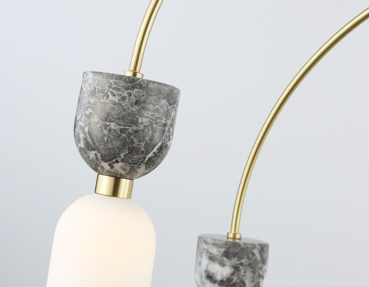 LH53333/6 GD/WH золото/белый G9*6 max 25W D680*1290 — изображение 6