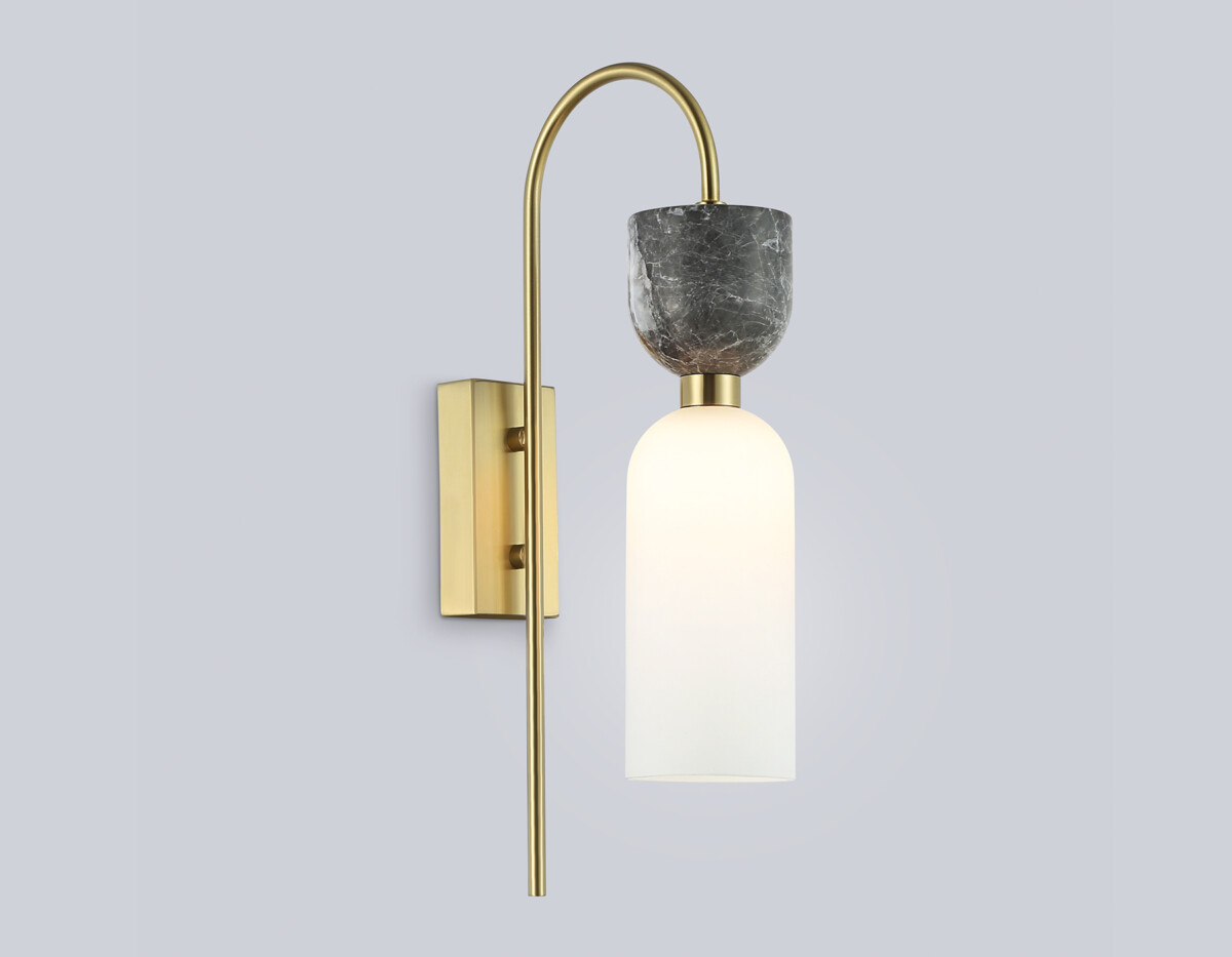 LH53335 GD/WH золото/белый G9 max 25W 200*80*415 — изображение 2