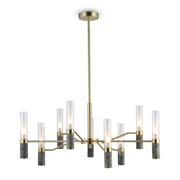 LH53355/9 GD/CL/WH золото/прозрачный/белый G9*9 max 40W D850*890