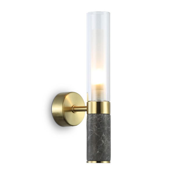 LH53357 GD/CL/WH золото/прозрачный/белый G9 max 40W 100*60*250