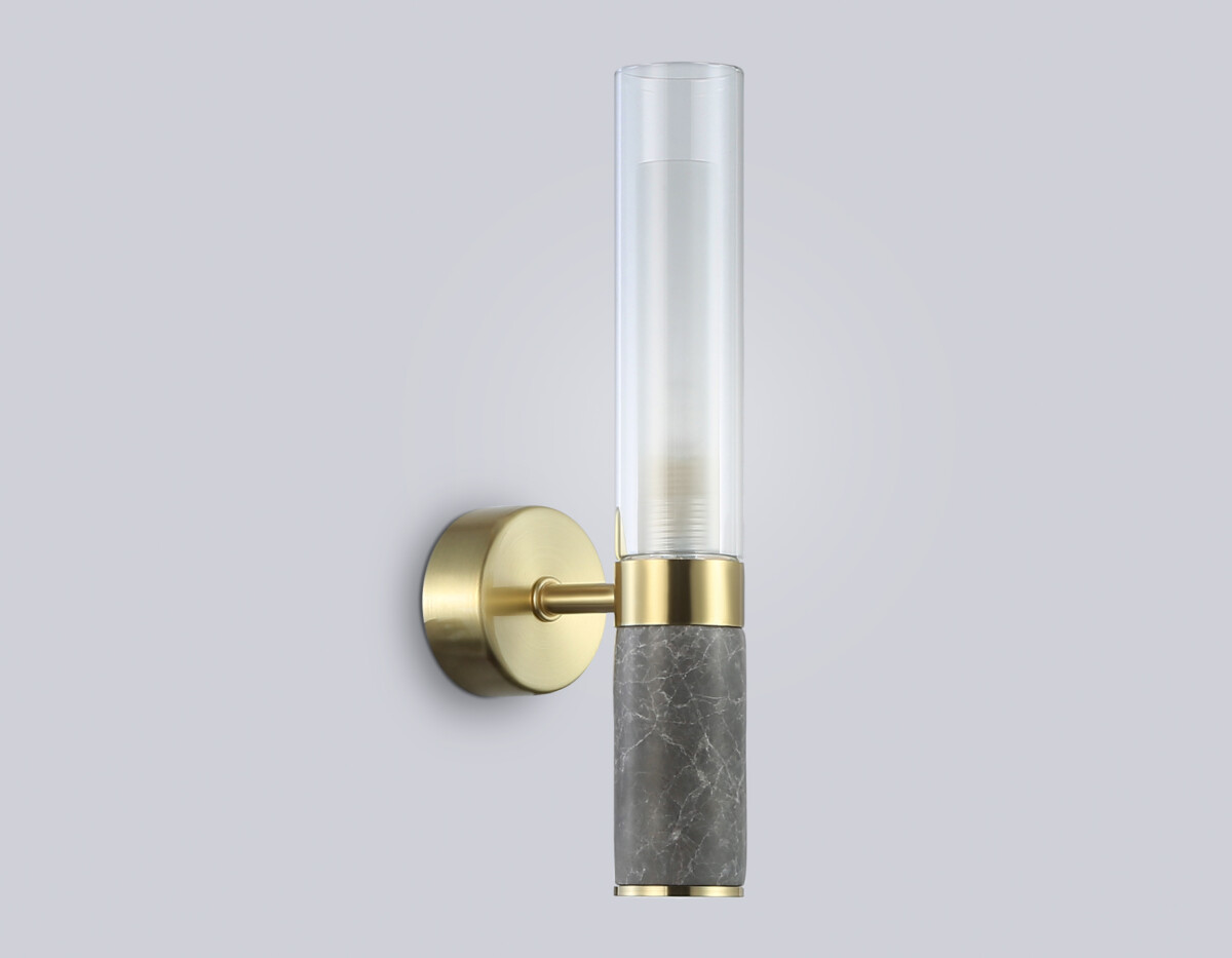 LH53357 GD/CL/WH золото/прозрачный/белый G9 max 40W 100*60*250 — изображение 3