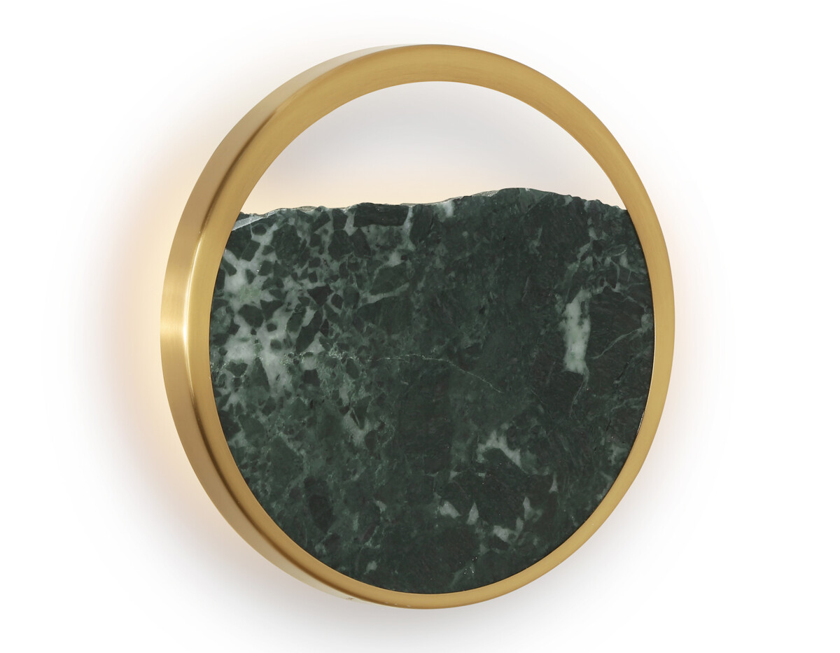 LH53611 BS/GN латунь/зеленый 9W 3000K D250*55 — изображение 1