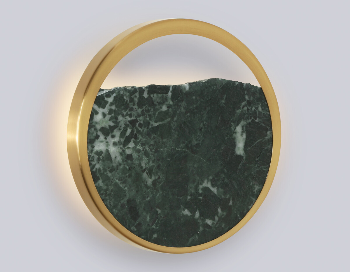 LH53611 BS/GN латунь/зеленый 9W 3000K D250*55 — изображение 2