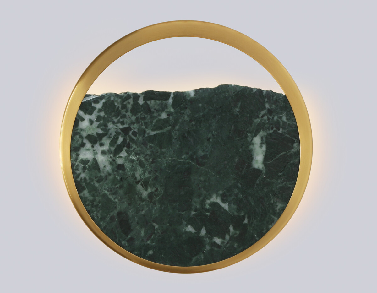 LH53611 BS/GN латунь/зеленый 9W 3000K D250*55 — изображение 3