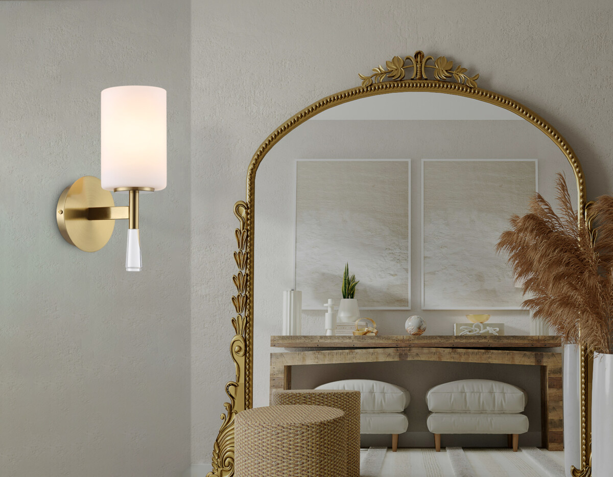 в наличии LH56265 BS/FR латунь/белый матовый E27 max 60W 160*120*280 - купить в интернет-магазине Светильники Торг