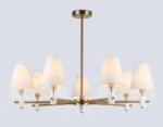в наличии LH75045/7 BS/WH латунь/белый E14*7 max 40W D840*580 - купить в интернет-магазине Светильники Торг