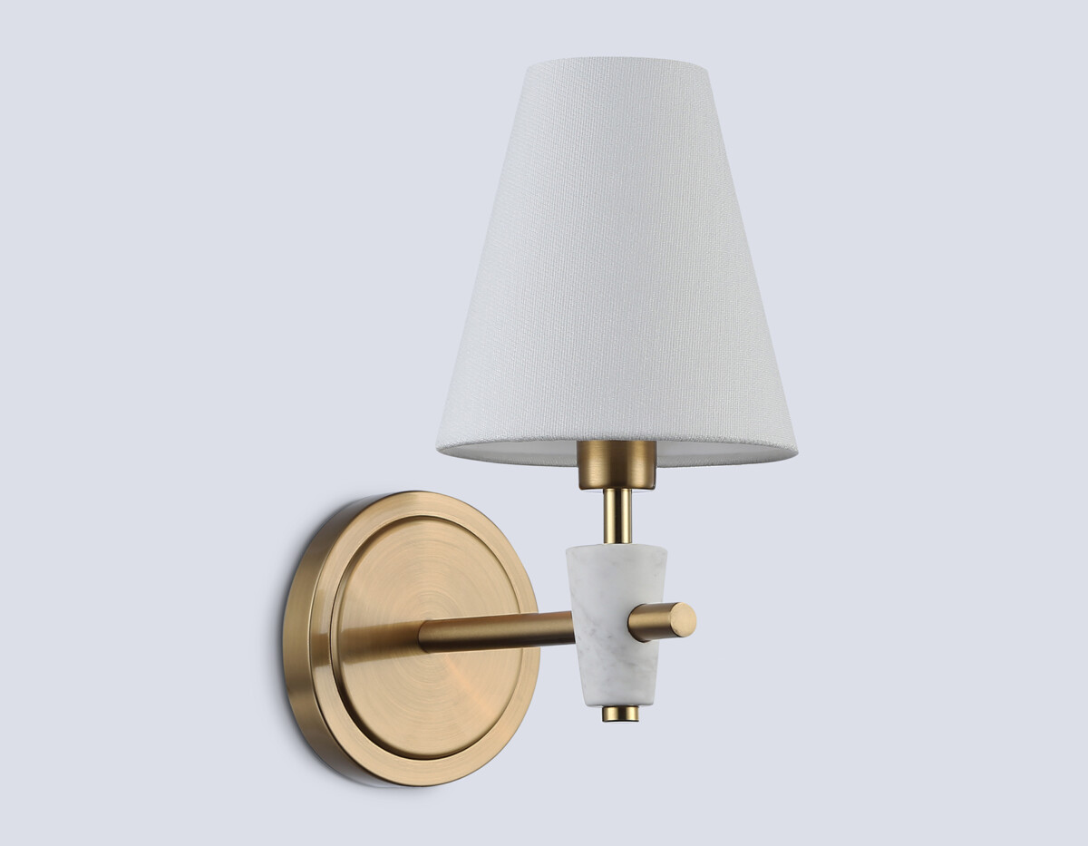 в наличии LH75047 BS/WH латунь/белый E14 max 40W 230*140*270 - купить в интернет-магазине Светильники Торг