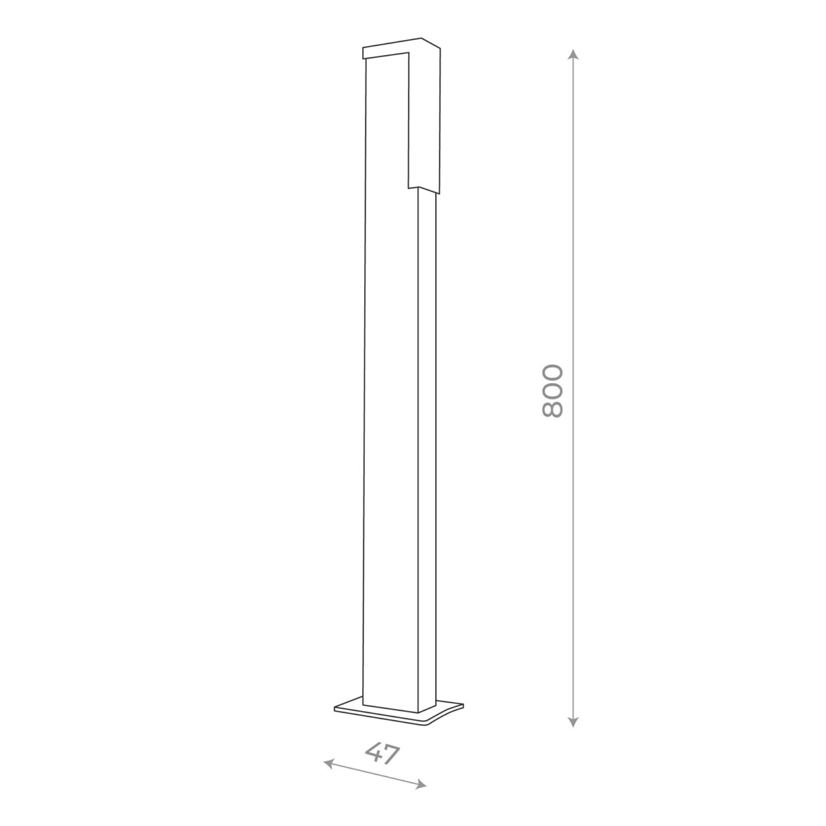 в наличии SL096.445.02 Светильник уличный наземный ST-Luce Черный/Белый LED 1*6W 4000K POSTO - купить в интернет-магазине Светильники Торг
