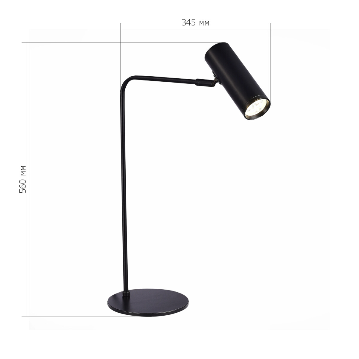 SL1006.404.01 Прикроватная лампа ST-Luce Черный/Черный LED 1*3W 3000K АРПЕРА — изображение 3