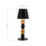 SL1011.414.01 Прикроватная лампа ST-Luce Черный, Золотистый/Черный LED 1*3W 3000-6000K БИЗЕ — изображение 7