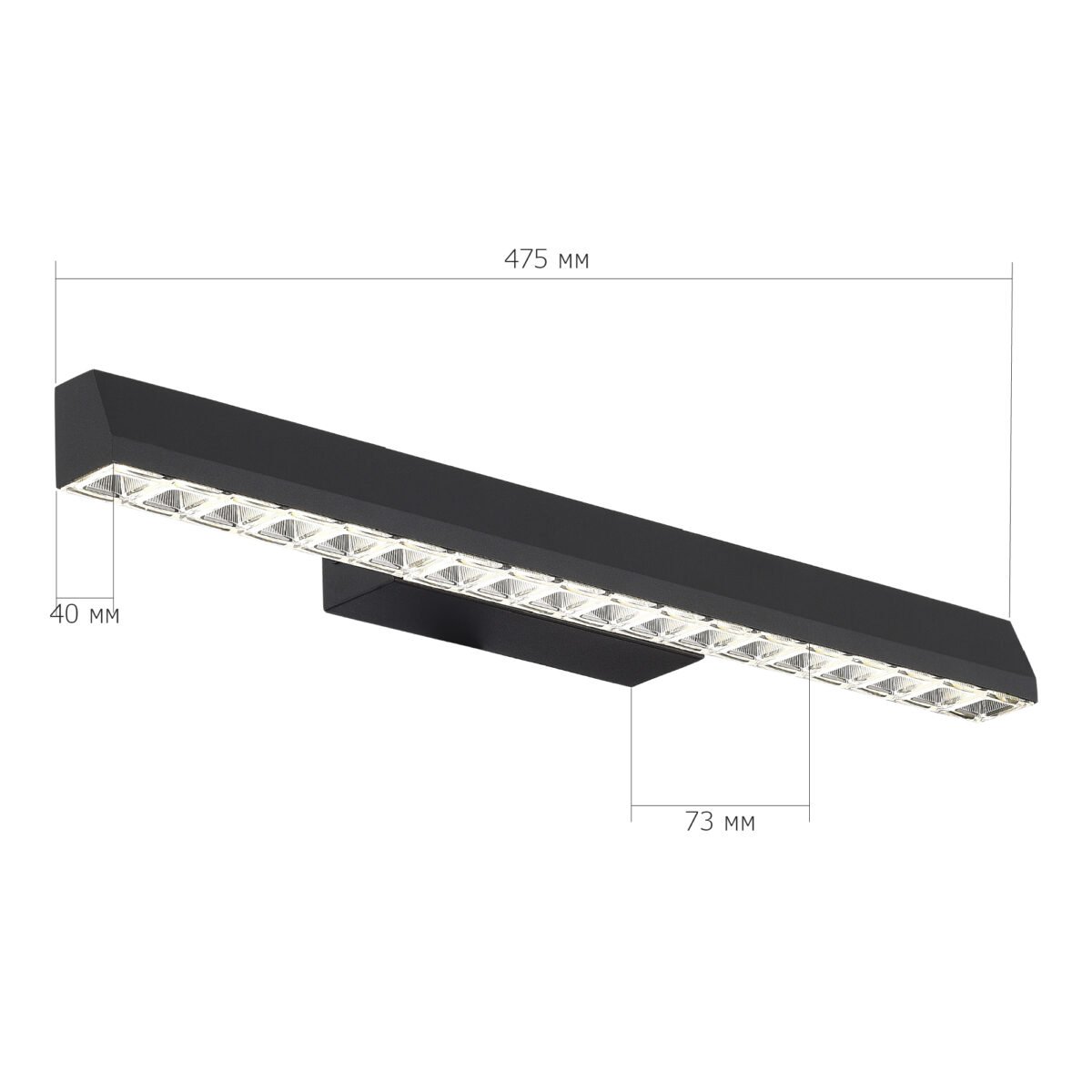 SL1018.401.01 Светильник настенный ST-Luce черный/прозрачный LED 1*11W 4000K ЭВКЛИДИК — изображение 7