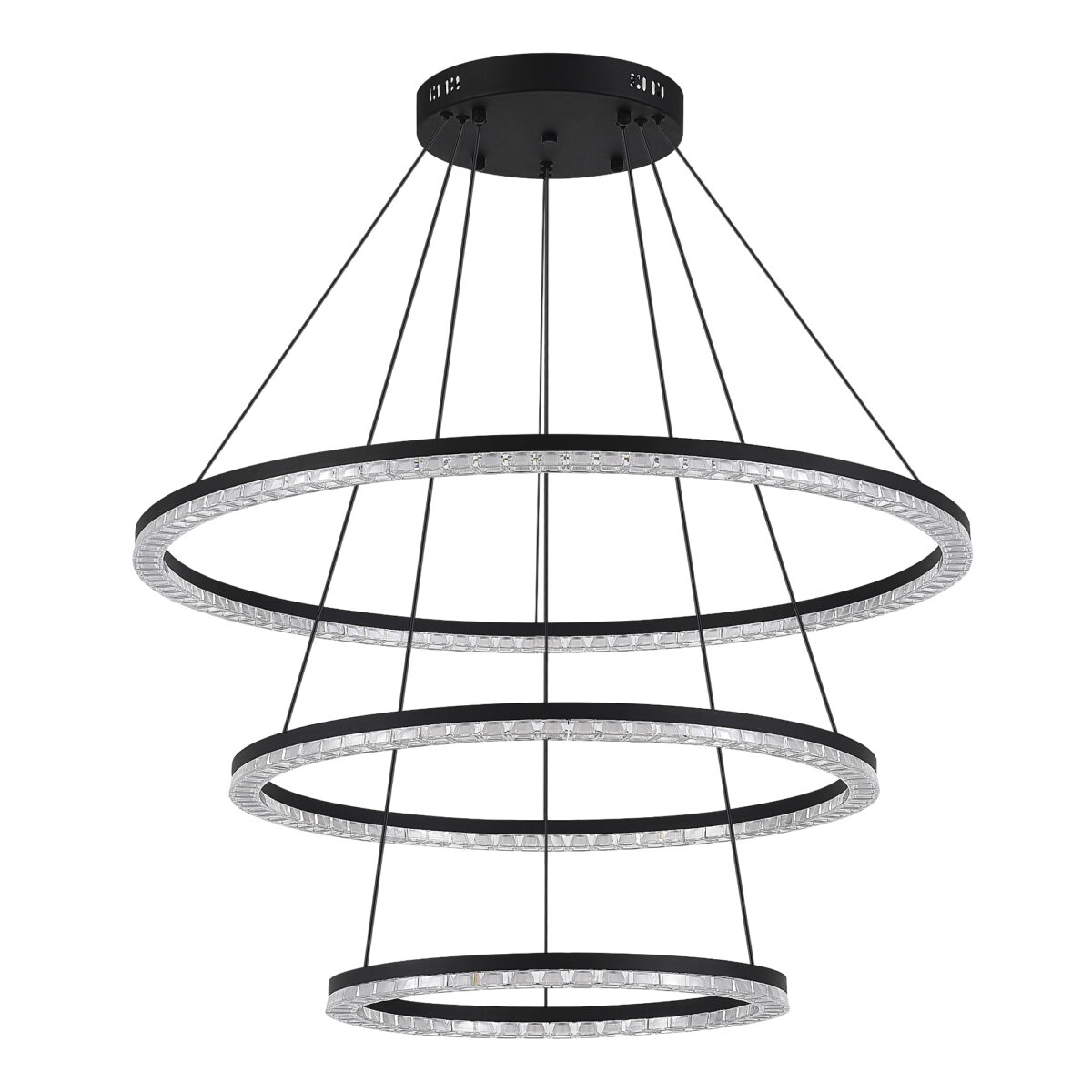 SL1018.403.03 Светильник подвесной ST-Luce черный/прозрачный LED 1*130W 4000K ЭВКЛИДИК — изображение 2