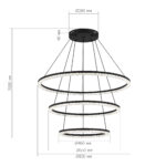SL1018.403.03 Светильник подвесной ST-Luce черный/прозрачный LED 1*130W 4000K ЭВКЛИДИК — изображение 5