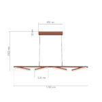 SL1018.603.04 Светильник подвесной ST-Luce терракотовый/прозрачный LED 1*32W 4000K ЭВКЛИДИК — изображение 7