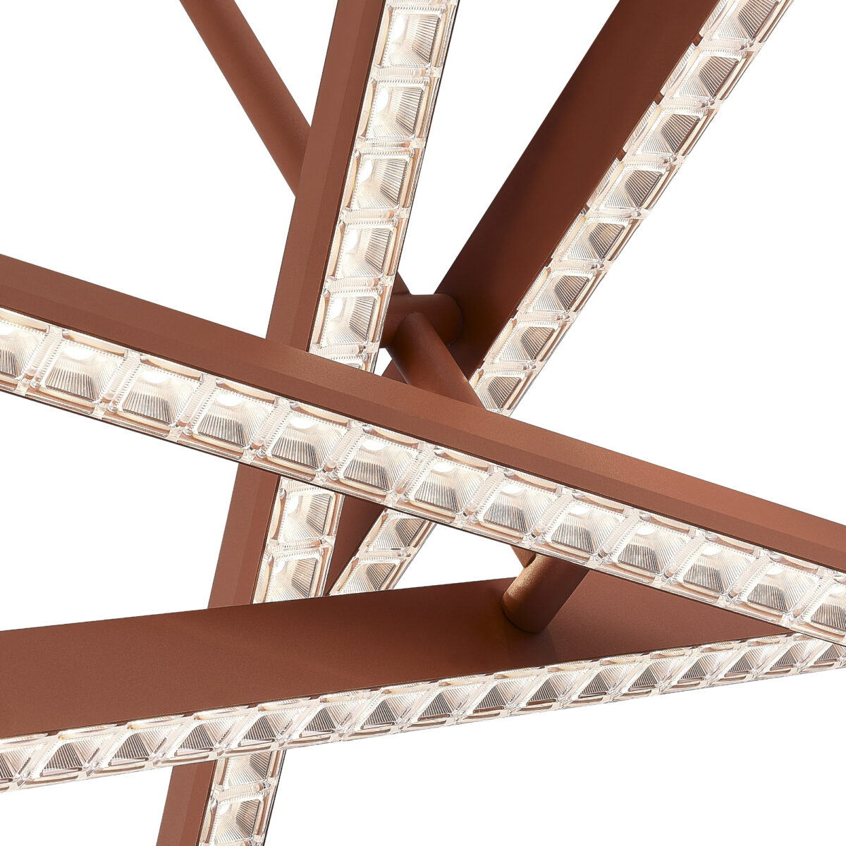 SL1018.613.04 Светильник подвесной ST-Luce терракотовый/прозрачный LED 1*43W 4000K ЭВКЛИДИК — изображение 5