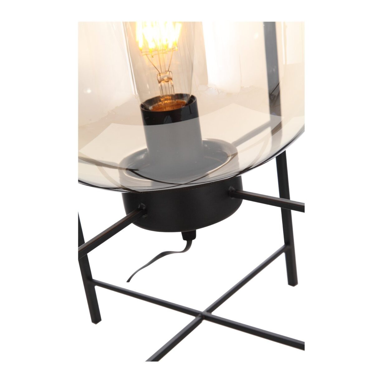 SL1050.505.01 Прикроватная лампа ST-Luce Черный/Коньячный E27 1*40W (из 2-х коробок) БУРАСКА — изображение 3