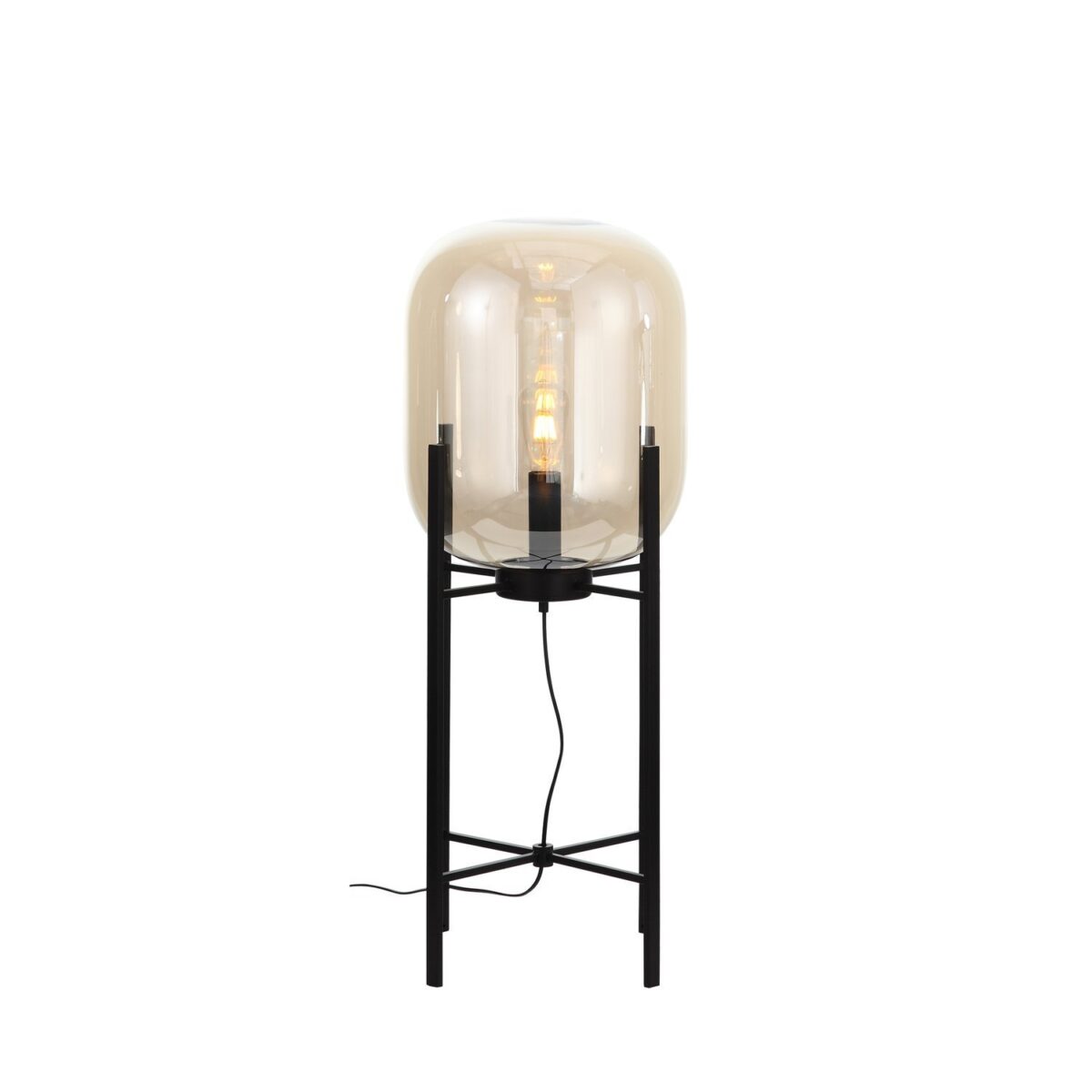 SL1050.515.01 Торшер ST-Luce Черный/Коньячный E27 1*40W (из 2-х коробок) БУРАСКА — изображение 2