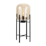 SL1050.515.01 Торшер ST-Luce Черный/Коньячный E27 1*40W (из 2-х коробок) БУРАСКА — изображение 4