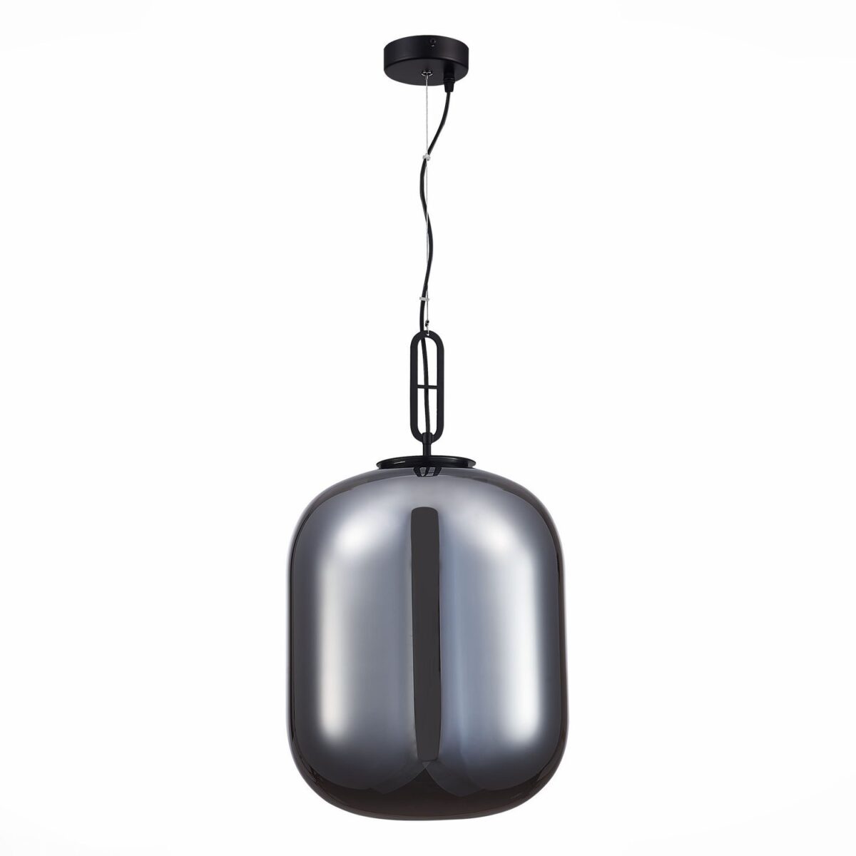 SL1050.713.01 Светильник подвесной ST-Luce Черный/Дымчатый E27 1*40W БУРАСКА — изображение 2