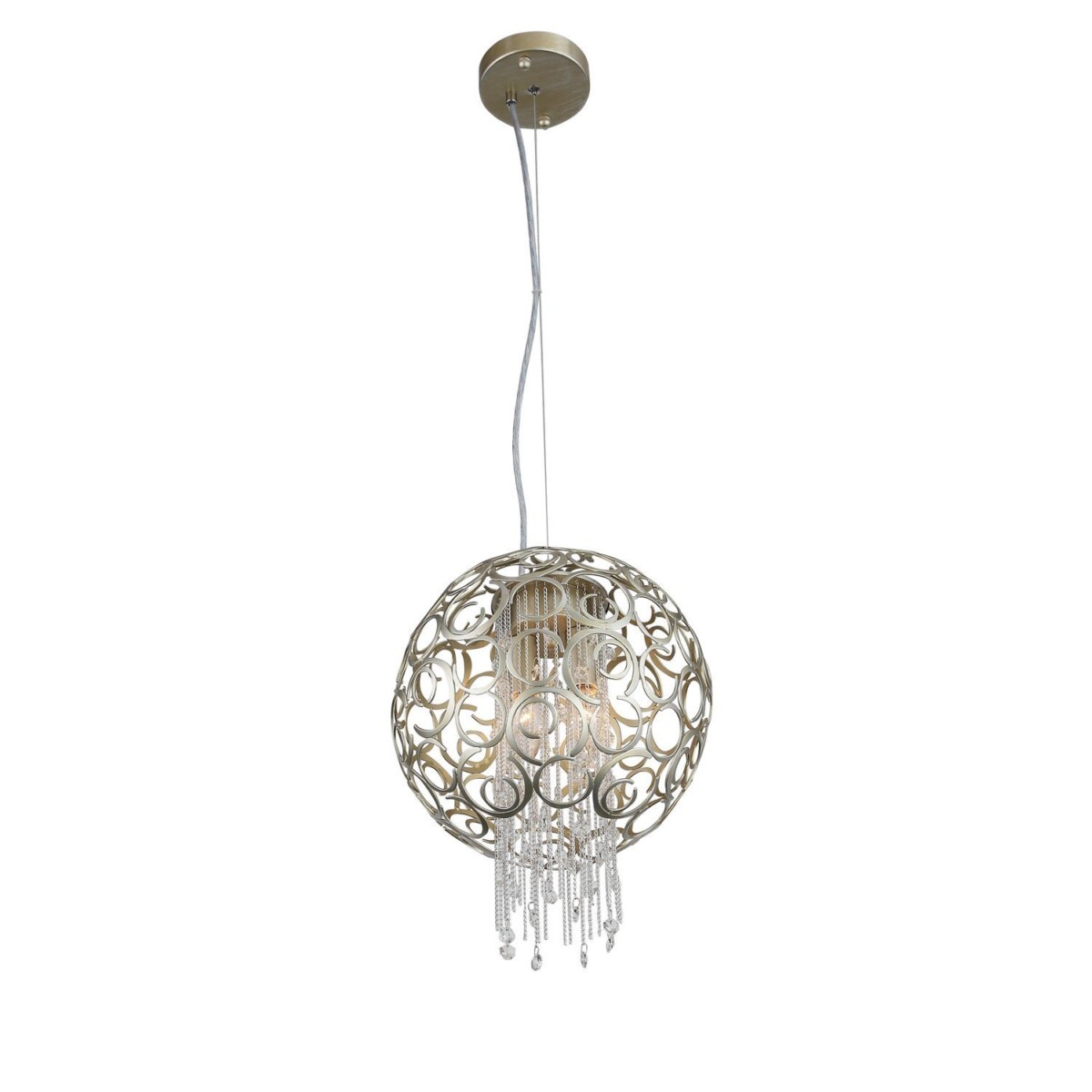 SL1101.203.02 Люстра подвесная ST-Luce Шампань/Шампань, Прозрачный E14 2*40W DOLCIMA — изображение 2