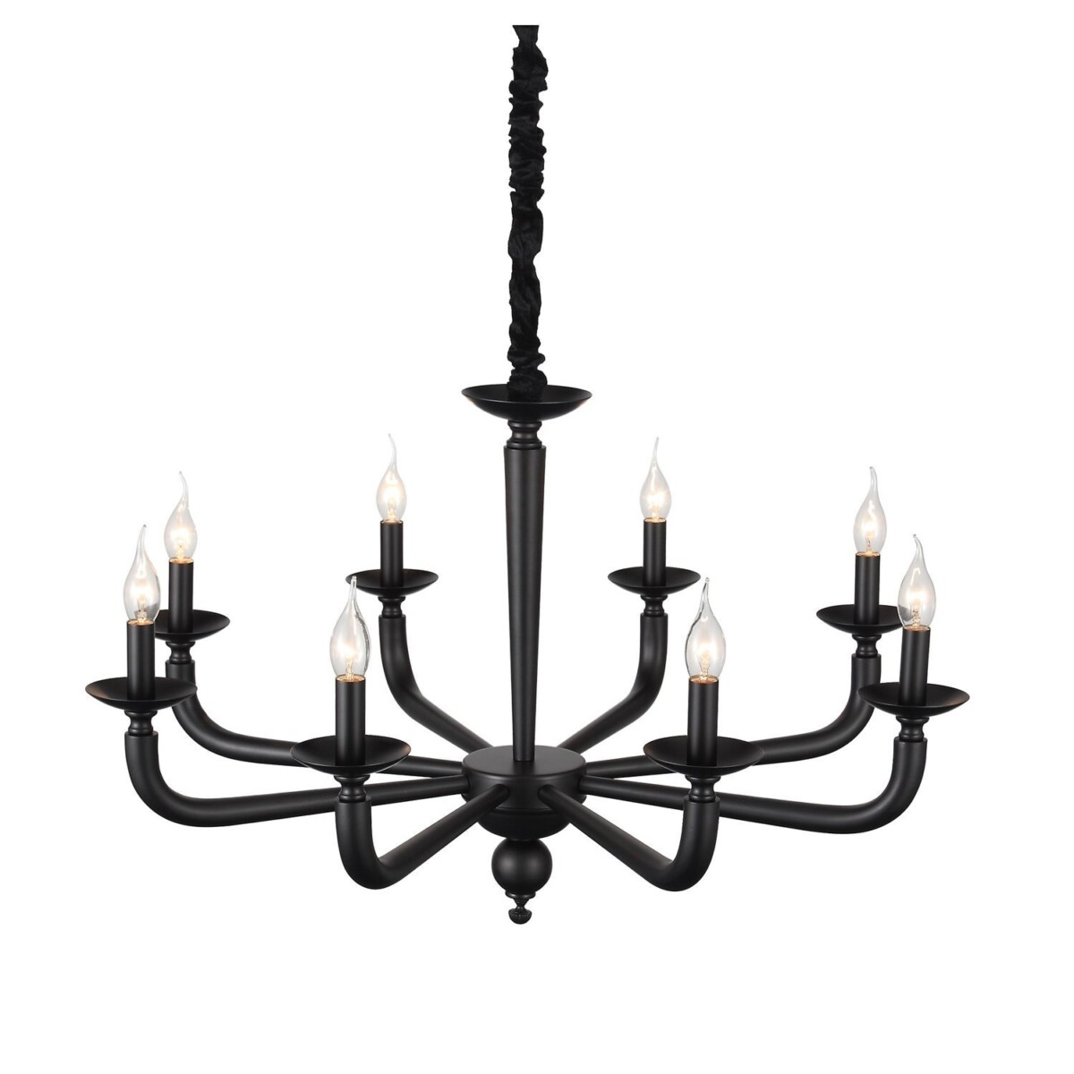 SL1114.403.08 Люстра подвесная ST-Luce Черный E14 8*40W ФОРТЕЗА — изображение 3